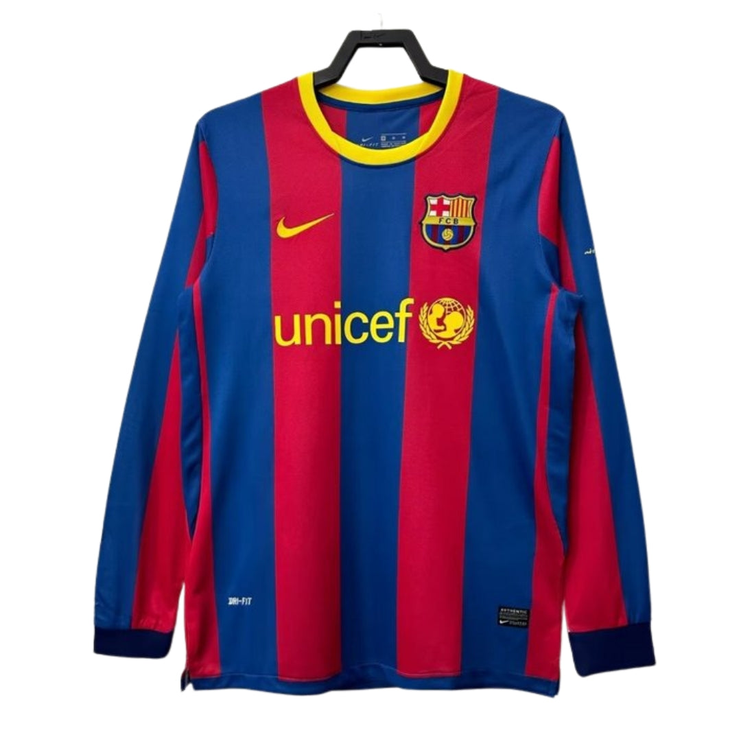 Retro 10/11 Barcelona Home Long Sleeve