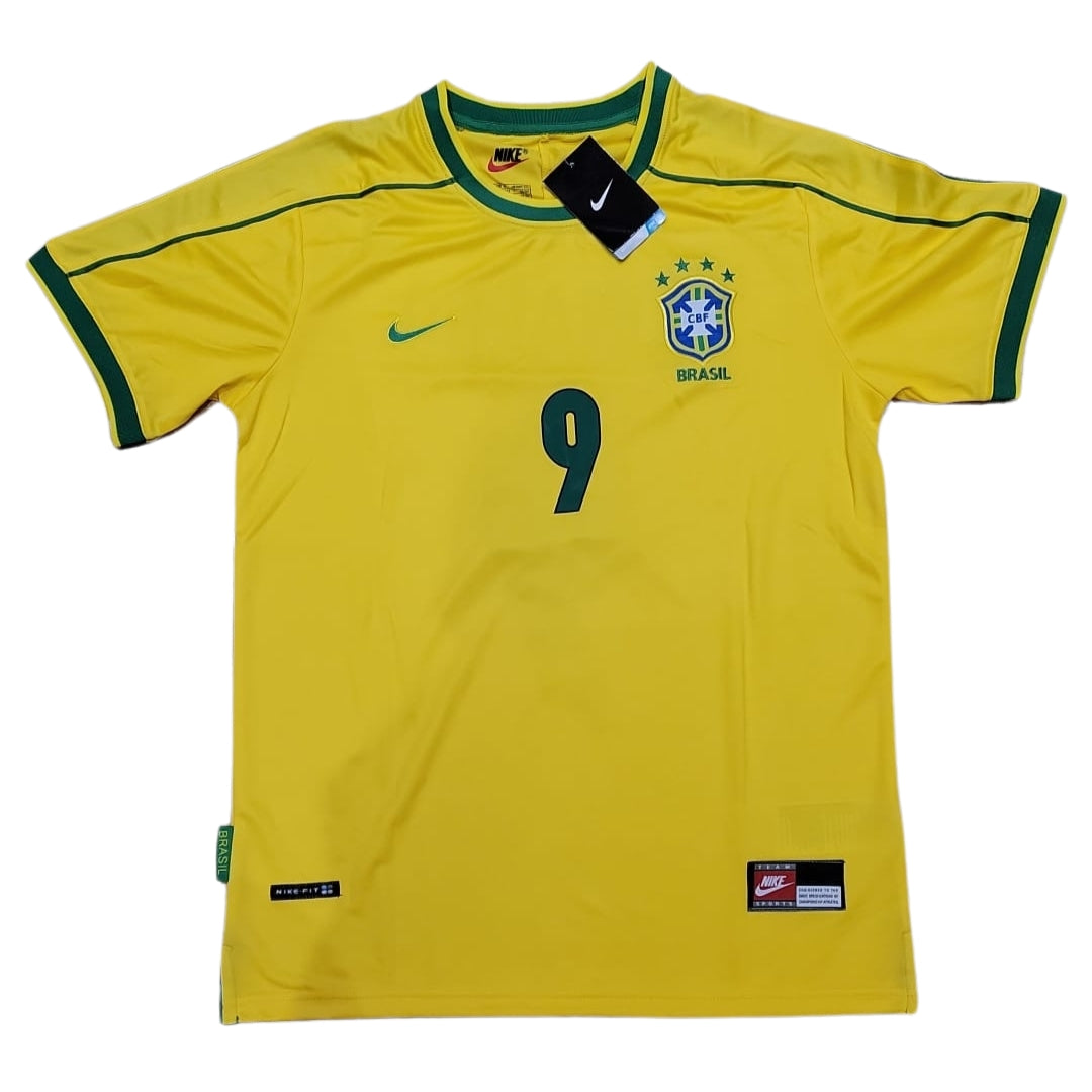 Brazil, Retro 1998 R9 Ronaldo Shirt