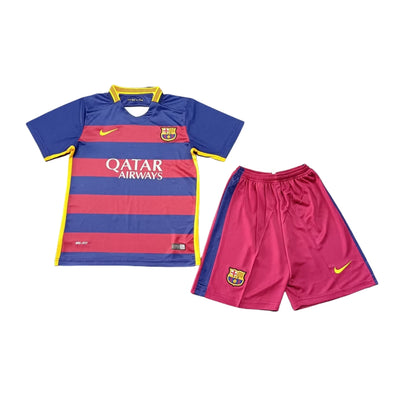 Retro kids kits 15/16 Barcelona Home