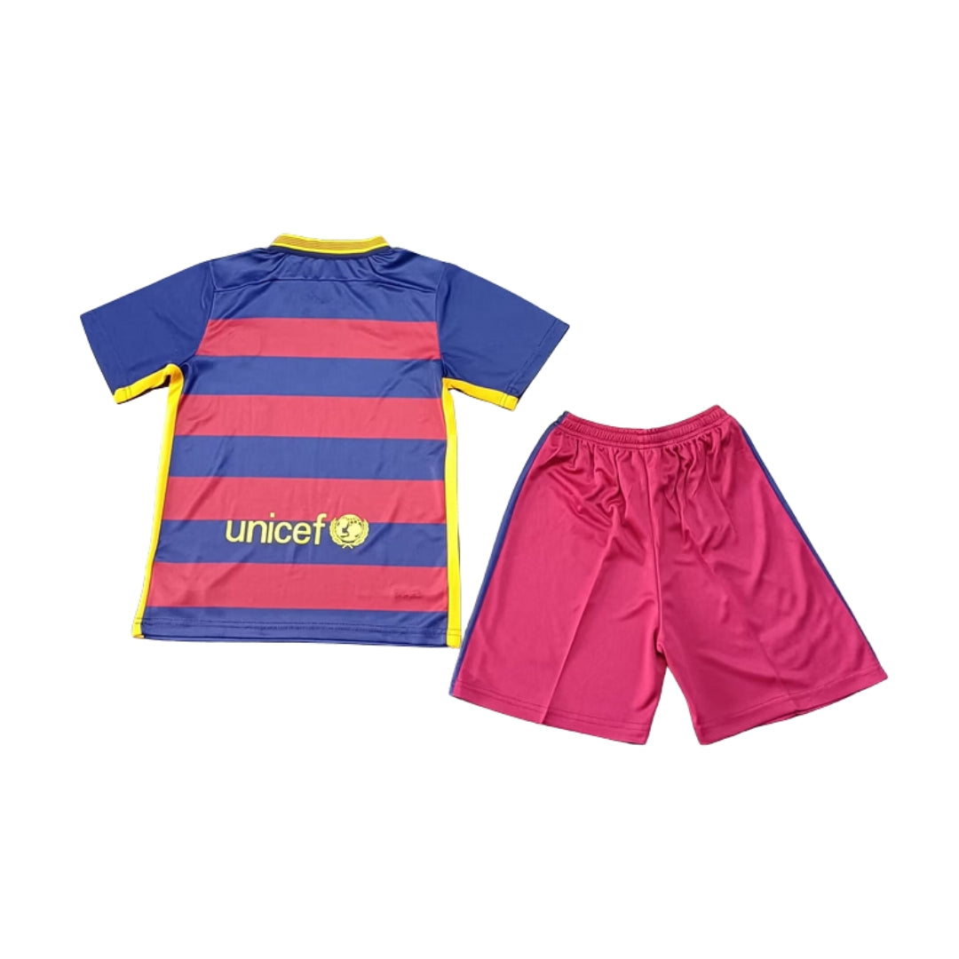 Retro kids kits 15/16 Barcelona Home