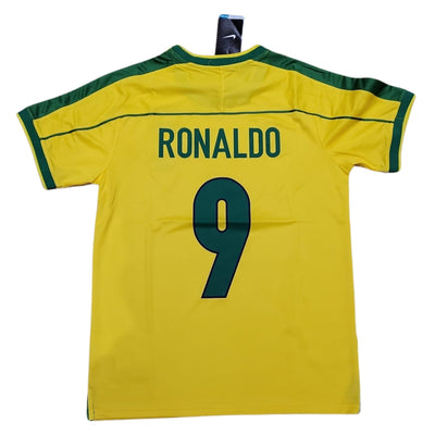 Brazil, Retro 1998 R9 Ronaldo Shirt