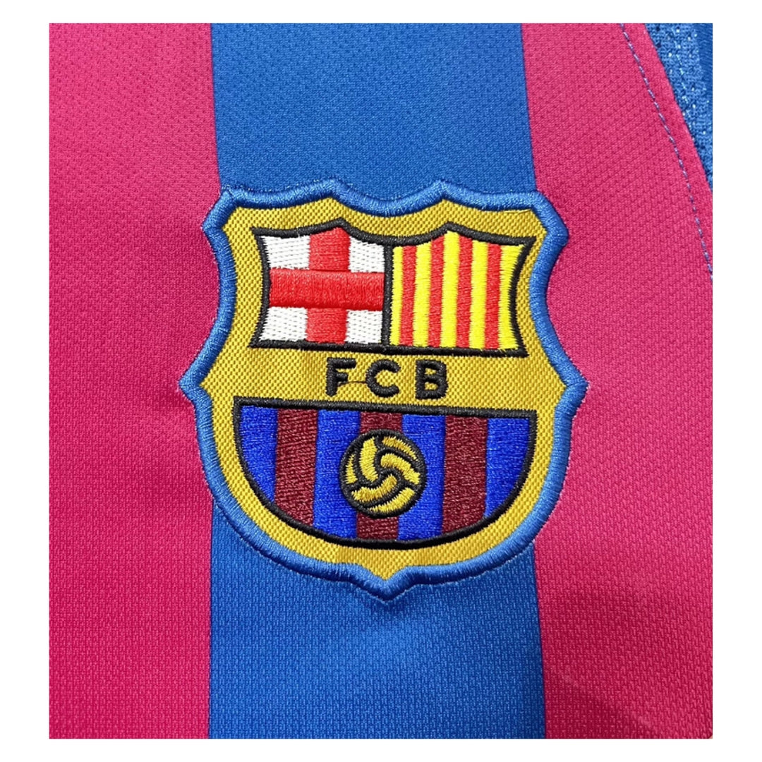 Retro 05/06 Barcelona Home Long Sleeve Champions League