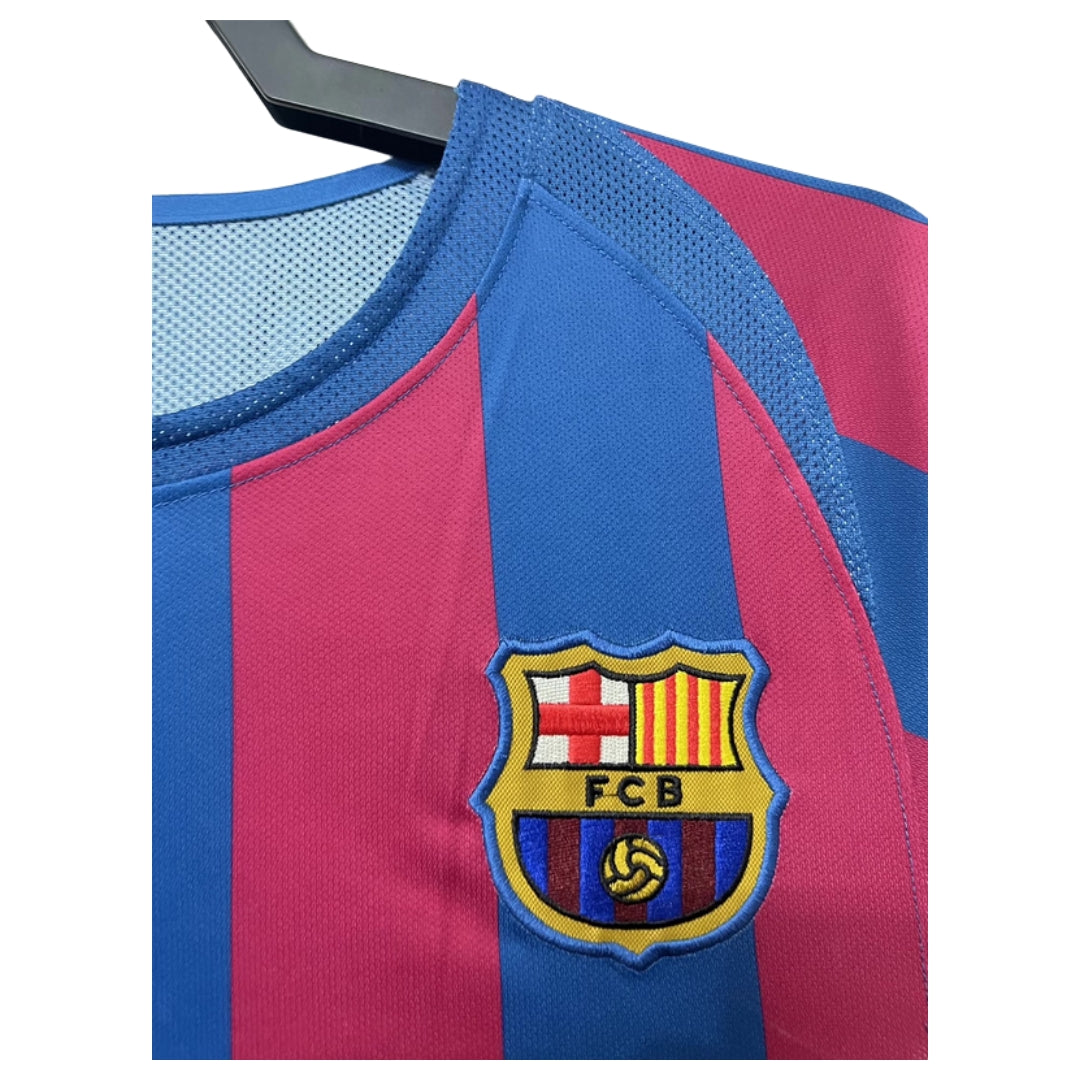 Retro 05/06 Barcelona Home Long Sleeve Champions League